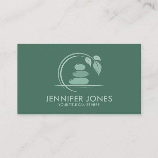 Zen Stones - harmonie en rust Visitekaartje (Voorkant)