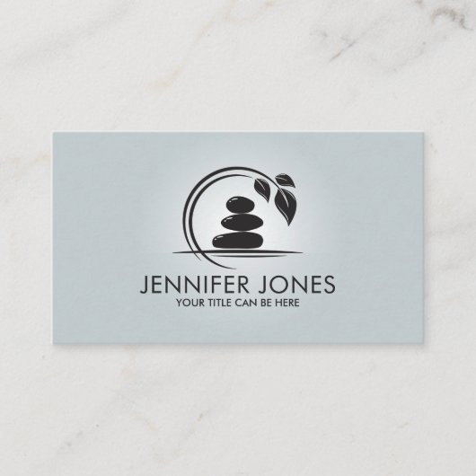 Zen Stones - harmonie en rust Visitekaartje (Voorkant)