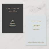 Zen Stones Holistic Healer and Natural Medicine Visitekaartje (Voorkant / Achterkant)