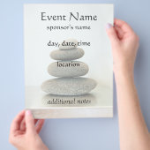 Zen Stones Holistic Healing Arts Flyer (Hand)