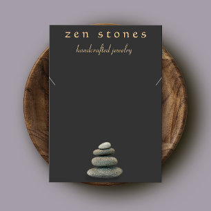 Zen Stones Ketting Bracelet Display Card Visitekaartje