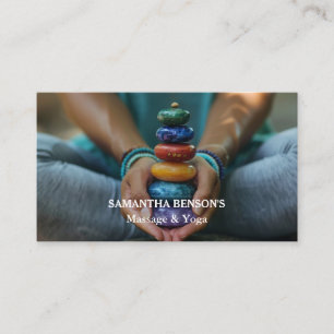 Zen Stones Massage Therapeut Visitekaartje