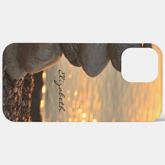 Zen Stones Ocean Sunset Case-Mate iPhone Case (Achterkant (horizontaal))