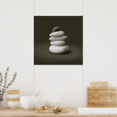 Zen Stones - poster (Keuken)