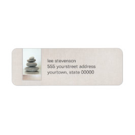 Zen Stones Return Address Labels