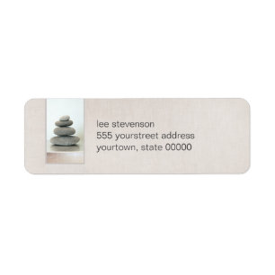 Zen Stones Return Address Labels