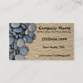 Zen Stones Sandy Beach Visitekaartje (Voorkant)