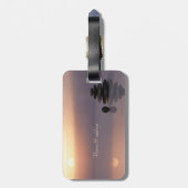 Zen Stones, Sunset Bagagelabel (Achterkant verticaal)