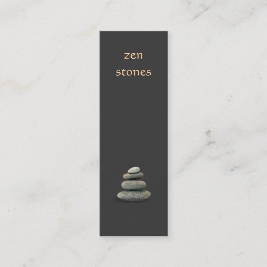 Zen Stones Visitekaartje (Voorkant)