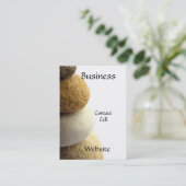 Zen Stones Visitekaartje (Staand voorkant)