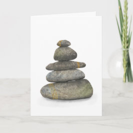 Zen Stones with Gold Kaart