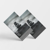 Zen Stones Yoga & Wellness Black en White Busine Visitekaartje