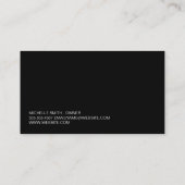 Zen Studio | meditatie | Yoga houdingen Logo Afsprakenkaartje (Achterkant)