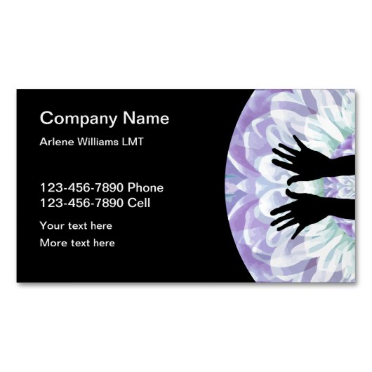 Zen Style Massage Magnetisch Visitekaartje (Voorkant)