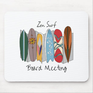 Zen Surfplank Vergadering Muismat