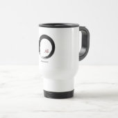 Zen-symbool met gelukskarakter reisbeker (Voorkant rechts)