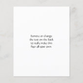 Zen-symbool met "Just be" Flyer (Achterkant)