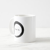Zen-symbool met "Just be" Koffiemok (Voorkant links)