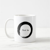 Zen-symbool met "Just be" Koffiemok (Links)