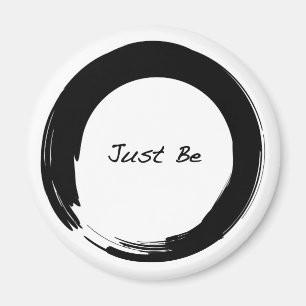 Zen-symbool met "Just be" Magneet