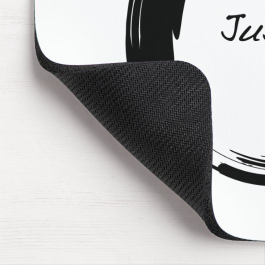 Zen-symbool met "Just be" Muismat (Hoek)