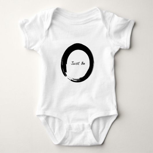 Zen-symbool met "Just be" Romper (Voorkant)