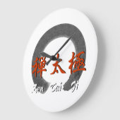 Zen Tai Ji Wall Clock Grote Klok (Hoek)