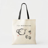 Zen&Tao Schilderen/Thee Inspiratie Canvas tas (Voorkant)