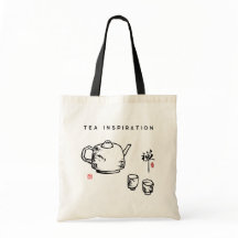 Zen&Tao Schilderen/Thee Inspiratie Canvas tas