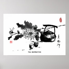 Zen&Tao Schilderen/Thee Inspiratie Poster