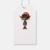 Zen Teen Christmas Elf Kraft Gift Label Cadeaulabel (Voorkant)