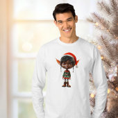Zen Teen Christmas Elf Mannen T-shirt