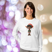 Zen Teen Christmas Elf Vrouwen T-shirt