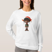 Zen Teen Christmas Elf Vrouwen T-shirt (Voorkant)