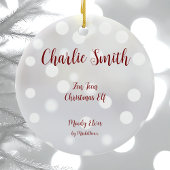 Zen Teen Kerst Elf Keramisch Ornament