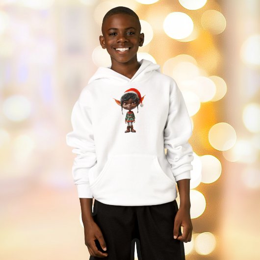 Zen Teen Kerstmis Elf Boy's Hoodie