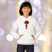 Zen Teen Kerstmis Elf Meisje Hoodie