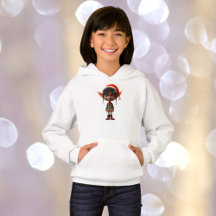 Zen Teen Kerstmis Elf Meisje Hoodie