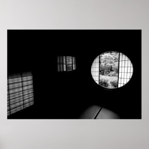 ZEN TEMPLE TEA HUUSE INTERIOR POSTER