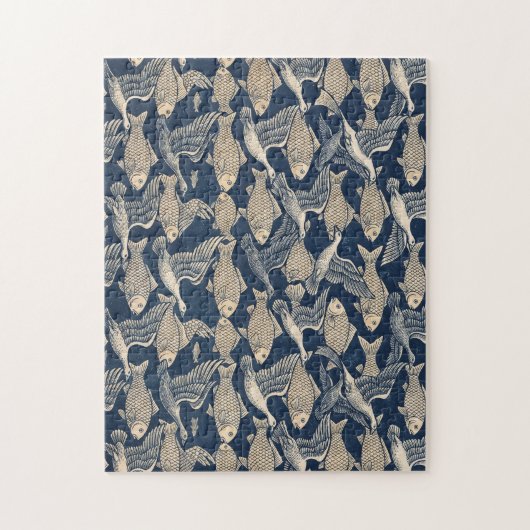 Zen Tessellation "Form is Emptiness" Jigsaw Puzzle Legpuzzel (Verticaal)