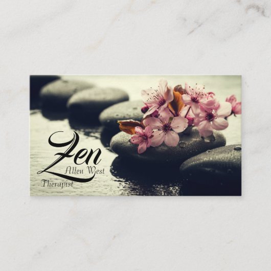 Zen Therapy Visitekaartje (Voorkant)