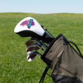 Zen tot op het Bot � Grappige Ruimte Yoga Skelet Golfheadcover (Insitu)
