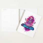Zen tot op het Bot - Grappige Ruimte Yoga Skelet Planner (Display)