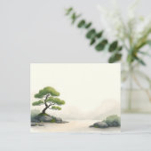 Zen Tree by a Lake Briefkaart (Staand voorkant)