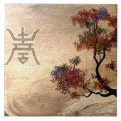 Zen Tree Tile Tegeltje (Voorkant)