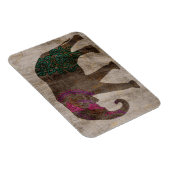 Zen Tribal Asian Elephant Magneet (Rechterzijde)