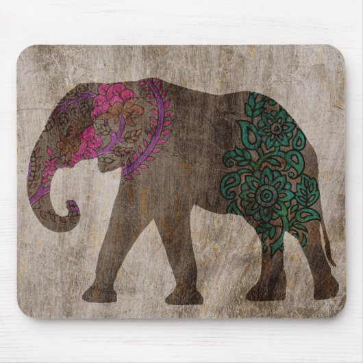 Zen Tribal Asian Elephant Muismat (Voorkant)