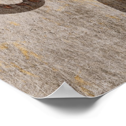 Zen Tribal Asian Elephant Poster (Hoek)