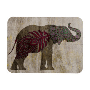 Zen Tribal Elephant Magneet