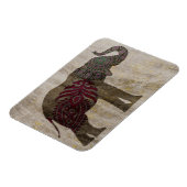 Zen Tribal Elephant Magneet (Linkerzijde)